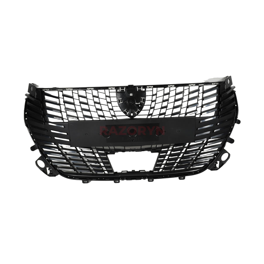 Peugeot 208 2024-2026 Front Bumper Main Grille (Black)