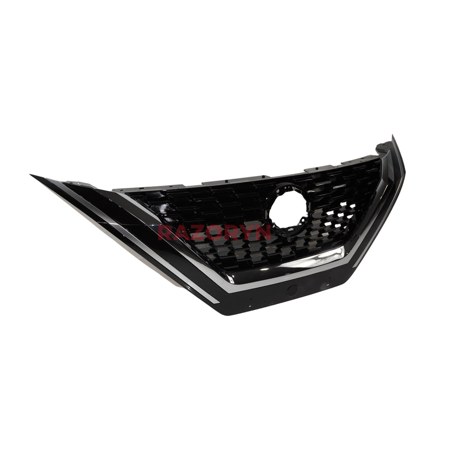 Nissan Qashqai J12 2022-2025 Front Bumper Main Grille (Chrome + Camera Hole)