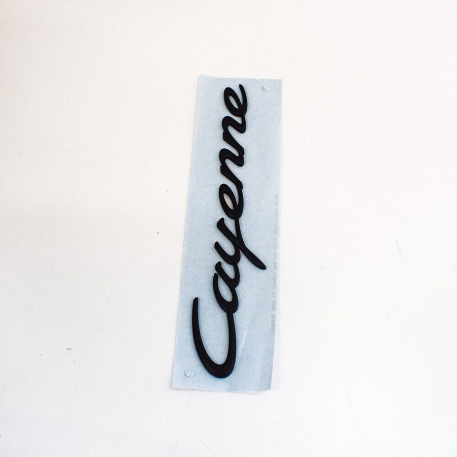 Porsche Cayenne Rear Tailgate Script Emblem Badge
