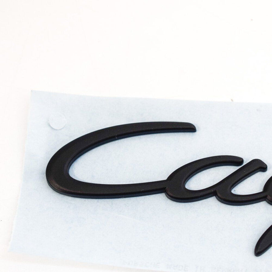 Porsche Cayenne Rear Tailgate Script Emblem Badge
