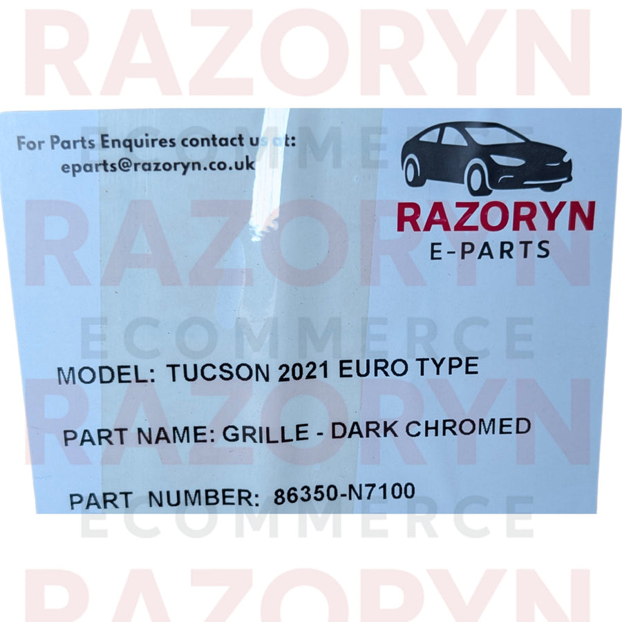 Hyundai Tucson 2020-2026 Front Bumper Grille