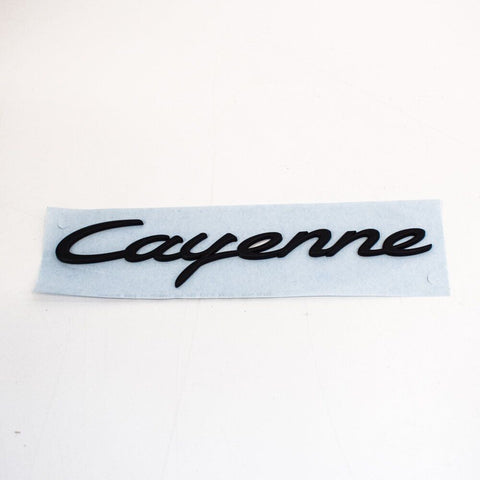 Porsche Cayenne Rear Tailgate Script Emblem Badge
