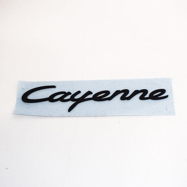 Porsche Cayenne Rear Tailgate Script Emblem Badge