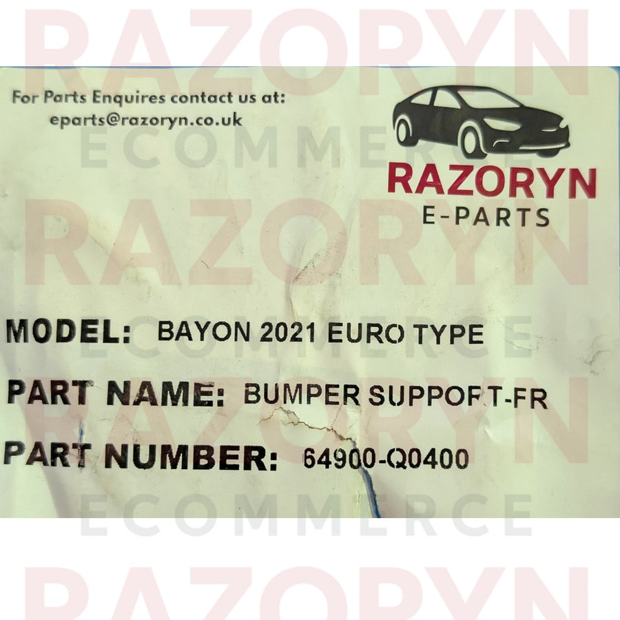 HYUNDAI BAYON 2021-2026 FRONT REINFORCEMENT BAR CRASH BAR