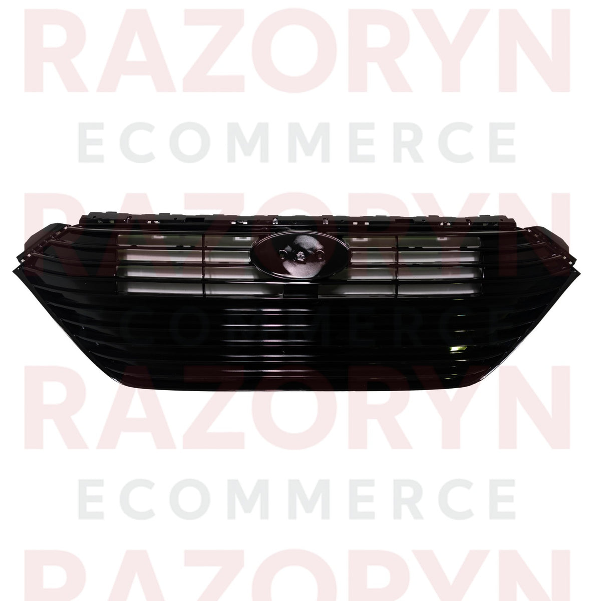 Hyundai Ioniq 2016–2020 Glossy Front Bumper Radiator Grille Black