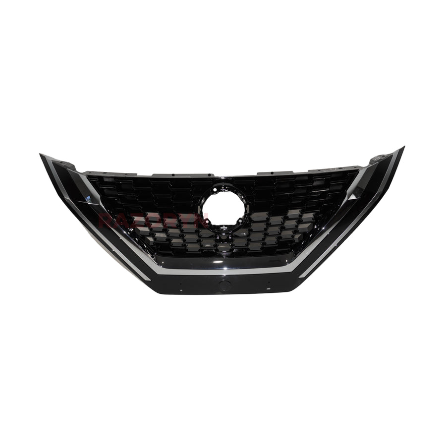 Nissan Qashqai J12 2022-2025 Front Bumper Main Grille (Chrome + Camera Hole)