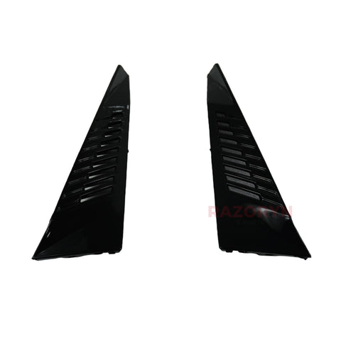 Peugeot 208 2024-2026 Front Day Running Light Grille Support Glossy Set