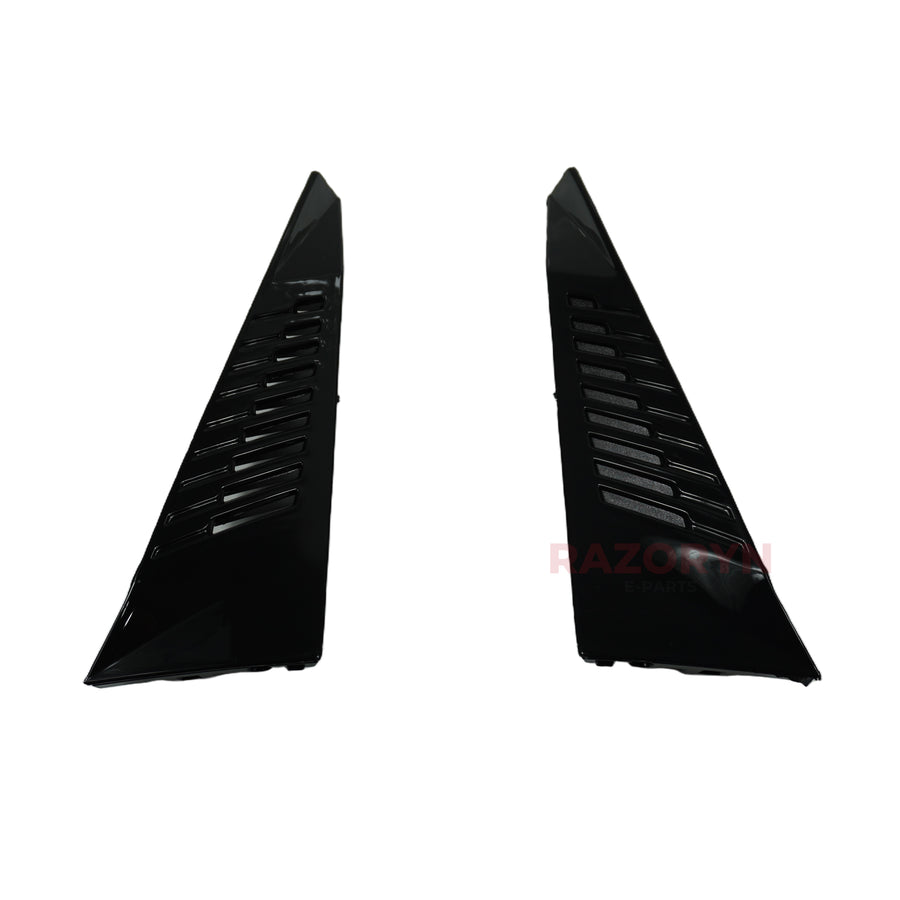 Peugeot 208 2024-2026 Front Day Running Light Grille Support Glossy Set