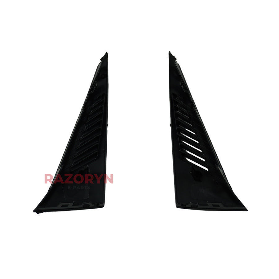 Peugeot 208 2024-2026 Front Day Running Light Grille Support Glossy Set